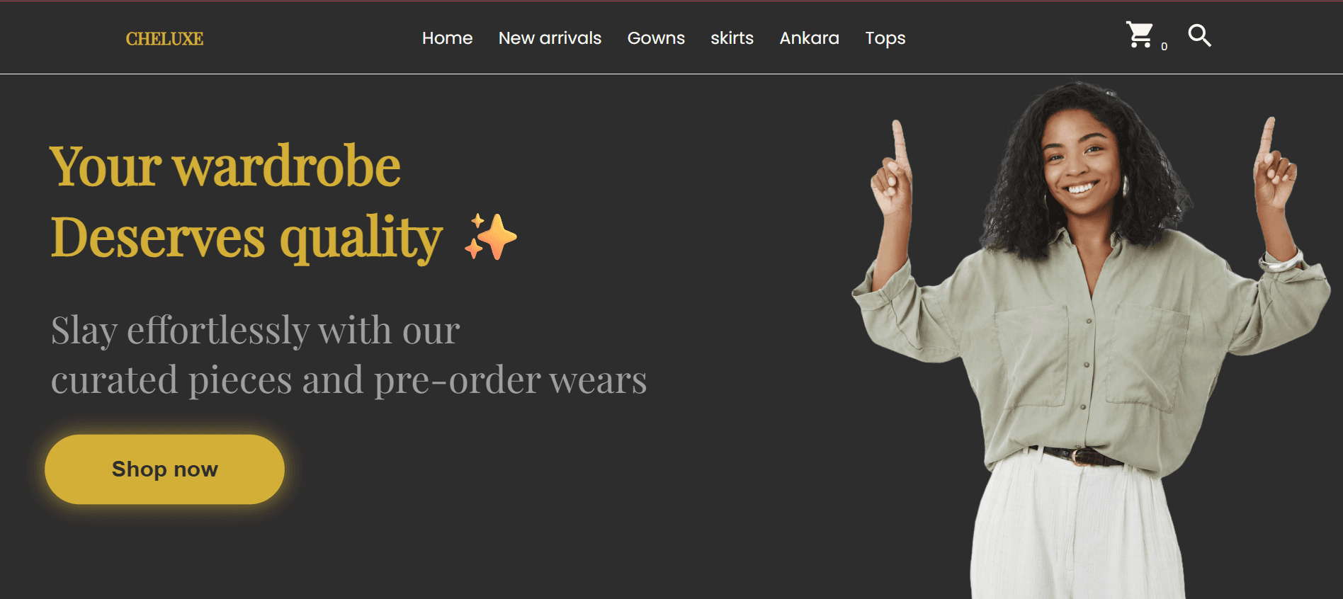 Fashion Brand Website