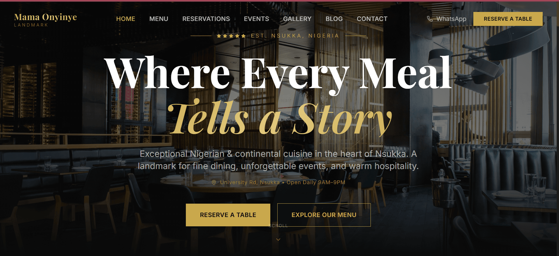 online reservation system